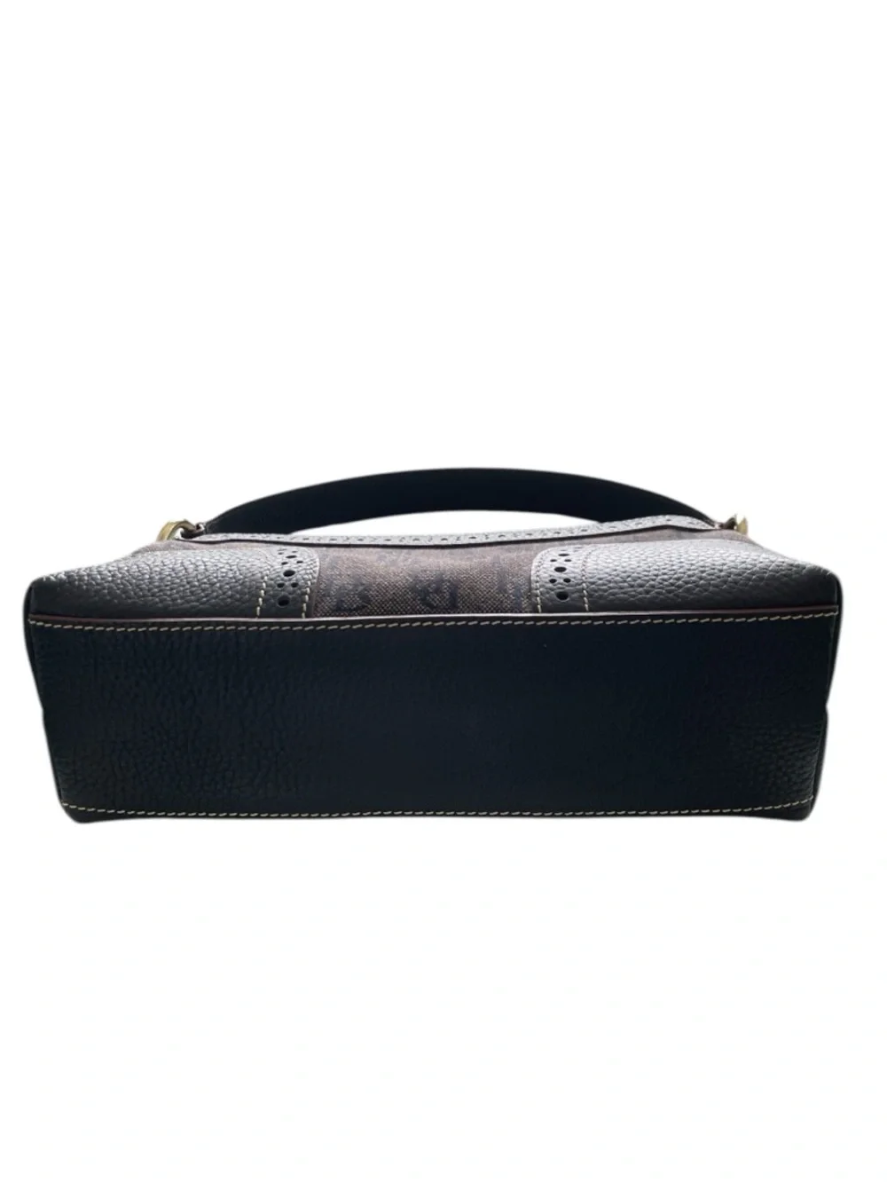 Dooney & Bourke Signature Jacquard and Leather Shoulder Bag - Picture 14 of 16